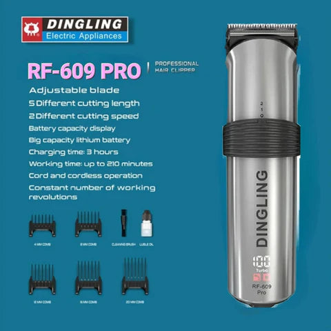 Dingling RF-609 PRO – Advanced Hair Clipper